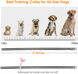 <span class=keywords><strong>Collar</strong></span> de entrenamiento para perros, a prueba de agua IP67, antiladridos con Control remoto - Product Image 6