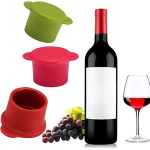 Lot de 4 bouchons de bouteille de vin en silicone hermétiques sous vide, cadeaux pour femmes - Product Image 1