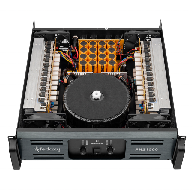 Ca 18 Mixer Power Amplifier 2 Channel 1500 Watts Class h 3U 2ohm Profesional Sound DJ Amplifier Audio
