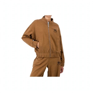 Conjunto Deportivo de Invierno para Mujer GYM ACTIVE, con Capucha y Cordón Ajustable, de Alta Calidad, Manga Larga, Color Sólido, Ligero, con Bolsillos Laterales, de Poliéster - Product Image 6