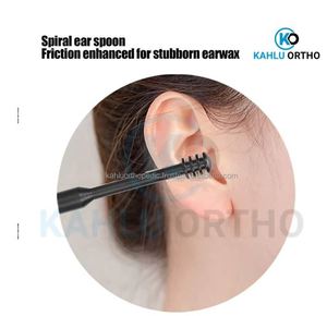 Juego de 6 Herramientas para Remover Cera de Oídos de Acero Inoxidable en Color Negro, Limpiador de Oídos, Extractor de Cera de KAHLU ORTHOPEDIC - Product Image 4