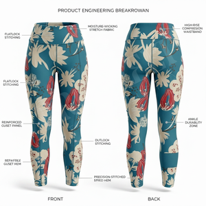 Vêtements de sport pour l'entraînement, le jogging et la course à pied, leggings de compression OEM ODM, leggings en polyester extensible, leggings de yoga personnalisés imprimés OEM - Product Image 2
