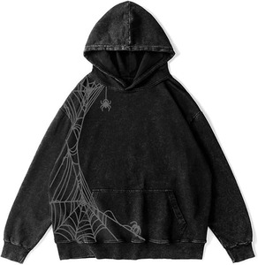 เสื้อฮู้ดดี้ทรงใหม่มาแรงปี 2026 ล้างสีแบบแอซิด คุณภาพสูง ผ้าฝ้าย 100% ระบายอากาศได้ดี อุ่นสบาย สไตล์ไฮสตรีท สำหรับผู้ชาย ใส่หน้าหนาว ราคาถูก - Product Image 2