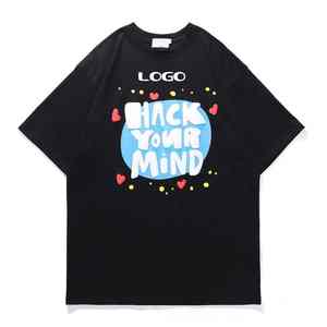 Camiseta con Logotipo Personalizado, Impresión 3D Puff, Venta al Por Mayor, 100% Algodón, Talla Grande, Camiseta Blanca para Hombre con Impresión Puff - Product Image 6