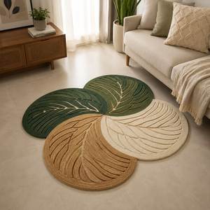 Tapis en laine tufté à la main, forme modulaire emboîtable, motif puzzle, tapis de sol pour espace de travail créatif - Product Image 2