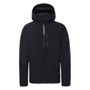 Chaqueta de esquí para hombre, corte ajustado, cortavientos, para montaña, invierno, cálida, para nieve, con capucha, impermeable, para lluvia, con cremallera suave para adultos - Product Image 1