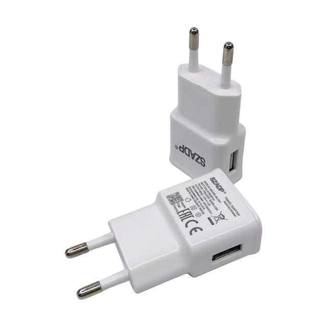 EU Plug Adapter 5V 2A EU USB Wall Charger Mobile Phone Charger Fast Charging USB C Wall Mobile Phone Adapter Phone Accessories
