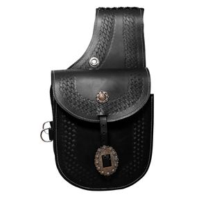Bolsa de Cuero para Sillín de Caballo, Estilo Western, Uso Ecuestre, 100% Cuero de Búfalo, Hecha a Mano, Tallada a Mano, Color y Logotipo Personalizados, SS EquiElite - Product Image 2