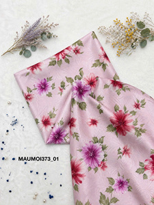 Tissu Charmeuse Imprimé Floral Viet Thang 8027 100% Polyester 150/160cm Respirant Léger pour Vêtements Femme Homme et Tenues d'Intérieur - Product Image 4