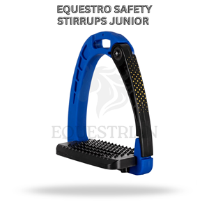 Estribos de seguridad EQUESTRO JUNIOR de 4 pulgadas para equitación inglesa, para niños. - Product Image 2