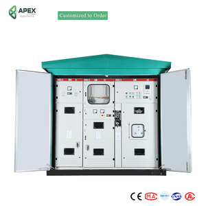 Poste <span class=keywords><strong>de</strong></span> transformateur mobile préfabriqué 1000 kVA 11 kV 22 kV sur châssis pour alimentation <span class=keywords><strong>de</strong></span> secours et chantiers <span class=keywords><strong>de</strong></span> construction - Product Image 1