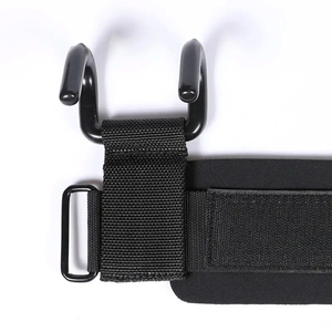 Poignées de musculation en néoprène personnalisées, sangles de soulevé de terre durables pour le fitness, accessoires de fitness unisexes - Product Image 5