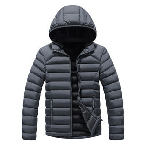 Chaqueta Acolchada para Hombre, Estilo Casual de Invierno, Cuello Alto, Logotipo Frontal, Elegante, Resistente al Viento e Impermeable 2025 - Product Image 4