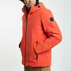 OEM Softshell Windbreaker <b>Jacket</b> Hooded Casual Wear for Winter Streetwear Soft Breathable Solid Color - Product Image 2