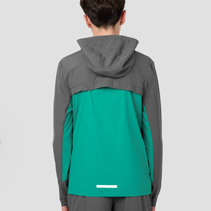 Wholesale Adult <b>Men</b> Custom Lightweight Hooded Casual Solid <b>Track</b> Suit Sets Outdoor Sport Full Zip <b>Jacket</b> - Product Image 2