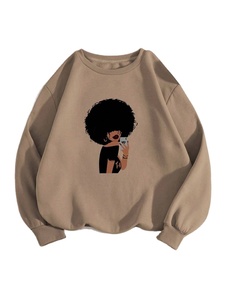 Nouvelle Collection – Sweat-shirt uni pour femme en molleton 100 % coton, tendance, qualité supérieure, vente en gros OEM - Product Image 2
