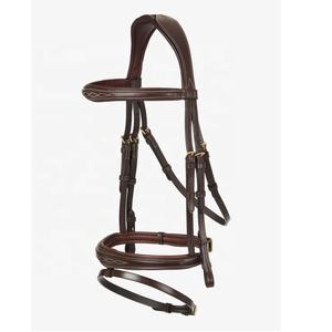 Bride de chasseur surélevée traditionnelle de qualité supérieure abordable au meilleur prix Bride de cheval en cuir - Product Image 1