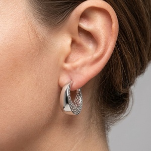 Elegantes Pendientes de Aro Bohemios de Plata 925 para Mujer, Joyería Destacada para Aniversarios, Bodas, Fiestas, Eventos Nocturnos y Celebraciones - Product Image 2