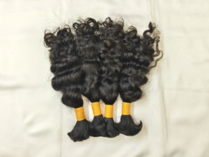 Peluca de Cabello Humano Natural Liso de 20 Pulgadas, Cabello Indio Virgen, 100% Humano, Color Negro Natural, Cutícula Alineada, con Frente de Encaje HD - Product Image 1