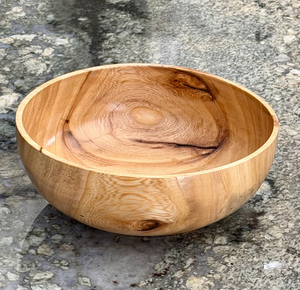 ชามสลัดไม้ทำมือคุณภาพพรีเมียม ทนทาน น้ำหนักเบา เป็นมิตรกับสิ่งแวดล้อม ผลิตในอินเดีย ปลอดภัยสำหรับเครื่องล้างจาน เหมาะสำหรับงานปาร์ตี้ เพิ่มความหรูหราให้กับคุณ - Product Image 2