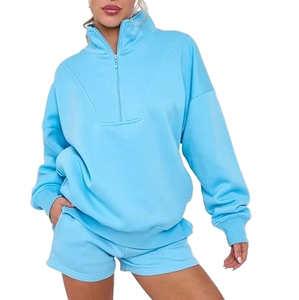 Conjunto Deportivo de Dos Piezas para Hombre, Color Negro Sólido, Casual, Reversible, para Otoño, Chaqueta con Cierre Completo y Pantalones Deportivos, Ligero, Transpirable, para Fitness - Product Image 1