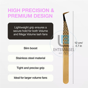 Pinces à cils réutilisables en acier inoxydable sur mesure, durables et de haute qualité - Product Image 3