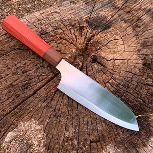 มีดเชฟสแตนเลสสตีลทำมือ Jexmoo แบบกำหนดเองได้ พร้อมใบมีดขนาด 8 นิ้ว ด้ามจับสวยงาม ปลอกหนัง - ของขวัญสำหรับเชฟ - Product Image 6