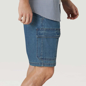 Shorts cargo en jean déchiré pour homme, taille mi-haute, décontractés, été, coton, imperméables, coupe-vent, séchage rapide, respirants, style tricoté - Product Image 3