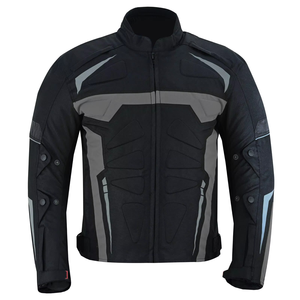 Chaqueta de Motocicleta de Cuero Genuino con Protección de Armadura y Logotipo Frontal - Producción Directa de Fábrica al Por Mayor - Product Image 5