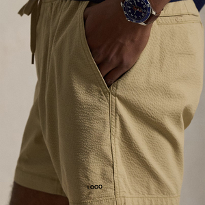 Premium Polo Prepster Performance Polyester Spandex Quick Dry Shorts Men Luxury Activewear OEM Custom Athleisure Summer Fashion - Product Image 5