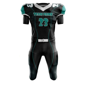 Uniforme de Fútbol Americano de Tela de Poliéster Flexible y Duradera, Transpirable, Personalizable, con un Estilo Moderno y Elegante - Product Image 1