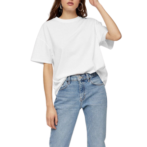 Prix d'usine, vente en gros, t-shirt vintage pour femme, coupe classique, streetwear décontracté, logo hip-hop, 100% coton, anti-plis, 220g, en vrac - Product Image 2