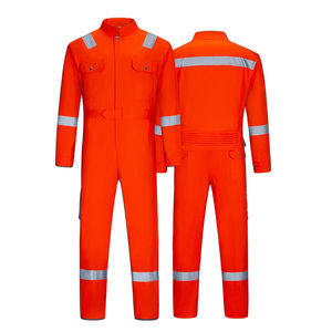 Traje de Trabajo Ajustable en la Cintura, Multibolsillos, Transpirable, de Alta Visibilidad, Resistente al Fuego, Overol Duradero, Ajuste de Alta Movilidad, Largo - Product Image 2