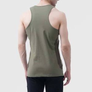 Private Label Men's Sleeveless Workout Tank Tops Breathable Cotton Gym Fitness Clothing Knitted Casual Streetwear Singlets - Product Image 2