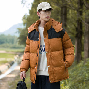 เสื้อแจ็คเก็ตผ้าใบกันน้ำบุใยโพลีเอสเตอร์สำหรับผู้ชาย แบบสั่งทำพิเศษ พร้อมส่งแบบ DDP สำหรับฤดูหนาว - Product Image 6