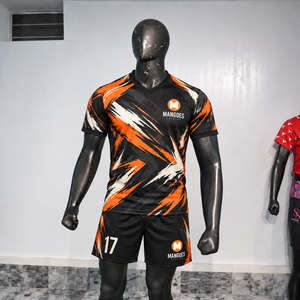 Conjunto de Uniforme de Fútbol Personalizado, Uniforme de Equipo Unisex, Pantalones Cortos Juveniles, Ropa Deportiva de Entrenamiento, Ropa Deportiva para Competencia, Partido, Juego, 100% Atlético - Product Image 5