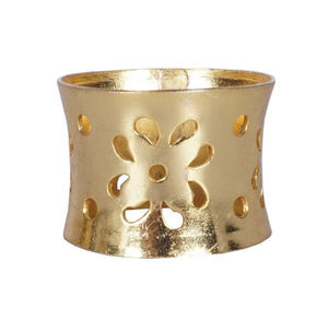 Anillo para Servilletas de Metal con Diseño de Mariposa, Acero Inoxidable Ecológico, Corte Láser, Color Natural, Accesorios de Mesa para Bodas y Hogar, Diseño Moderno - Product Image 1