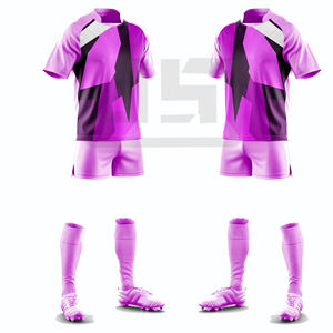 Maillot et short de rugby personnalisés imprimés – Performance, coupe régulière, respirant, coupe-vent, écologique, 100 % polyester, vêtements de sport - Product Image 4