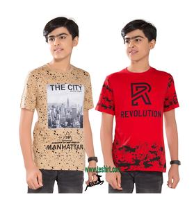 OEM unisex niños niño algodón camiseta pantalones cortos conjunto serigrafía LOGO niños camiseta ropa conjuntos Alibaba venta en línea - Product Image 3