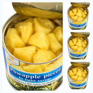 Deliciosas Trozos de Piña en Almíbar con Certificación ISO, Precio al por Mayor, Más Vendidos, Empacados en Lata A10 - Product Image 3