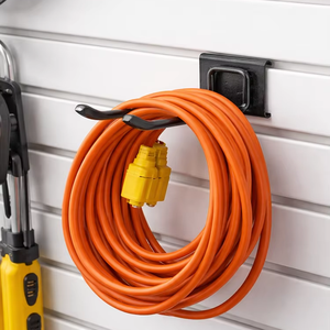 Sistema de Rieles de Gancho de Acero de Alta Resistencia GAPGAR003 para Montaje en Pared, Organizador de Almacenamiento de Escaleras, Mangueras y Cables, Ideal para Garajes Dobles en Vietnam - Product Image 1