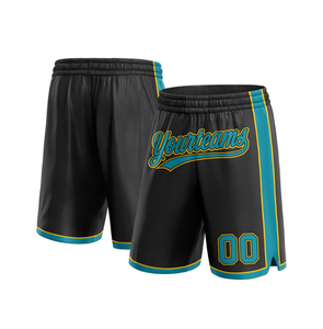 Shorts de basketball athlétiques unisexes en maille blanche avec logo personnalisé, poches vintage, en polyester, respirants et tendance - Product Image 2
