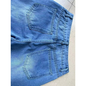 Custom New Design Women Jeans Casual High Waist Solid Color Denim Pants Fashion Straight Punk Ladies Jeans - Product Image 5