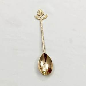 Cuchara de Latón con Acabado Dorado, Diseño Tradicional de Flecha en el Extremo del Mango, Cuchara de Cena para Hoteles y Restaurantes - Product Image 6