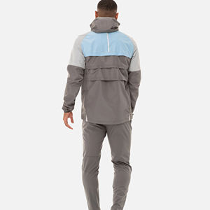 ชุดวอร์มกันลมสำหรับผู้ชาย ชุดกีฬากลางแจ้งผ้าไนลอนแบบมีซิปสำหรับผู้ใหญ่ - Product Image 4