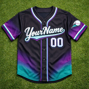 ผู้ผลิตเสื้อเบสบอลแบบ OEM ตามสั่ง ผ้าโพลีเอสเตอร์ 100% แห้งเร็ว ระบายอากาศได้ดี พิมพ์ลายชื่อและหมายเลขผู้เล่นแบบซับลิเมชั่น - Product Image 4