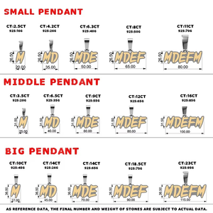 Colgante de Plata de Ley 925 con Diamantes de Moissanita de Alta Calidad, Estilo Águila, Personalizado con Letras, para Hombre y Mujer - Product Image 6