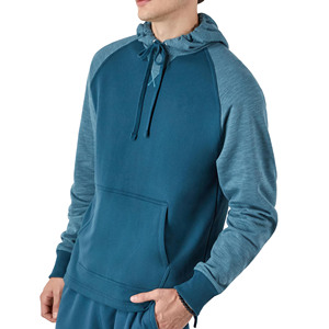 Sudadera Lisa con Capucha 100% Algodón, Prenda Casual con Diseño Visual en Contraste, Estilo Diario, Interior Suave, Tejido Transpirable, Corte Relajado - Product Image 4