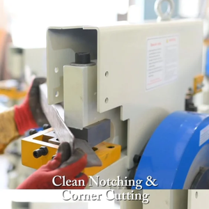 Máquina Punzonadora, Cortadora y Entalladora Hidráulica QA36 12BH de 120 Toneladas para Fabricación de Metal, Industrial, de Alta Resistencia, Semiautomática - Product Image 4