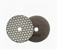 Tampons de polissage en marbre Pinnacle et tampons de meulage diamantés pour granit, grain 100, abrasif fin pour meuleuse d'angle
